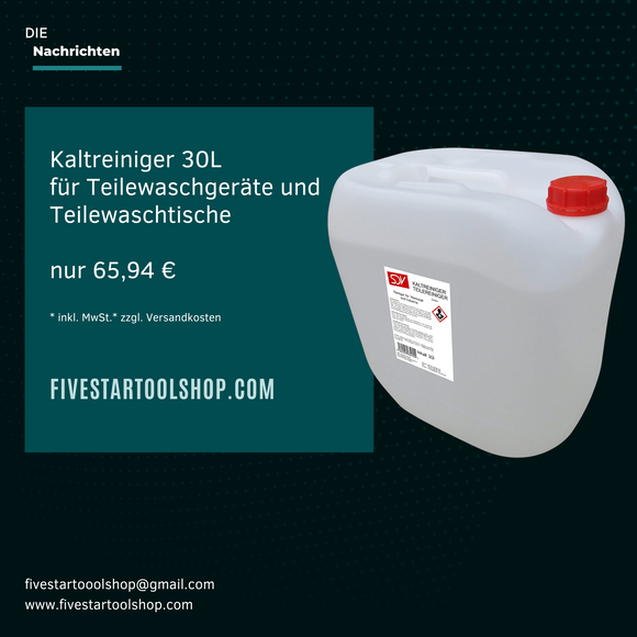 Kaltreiniger 30 L Kanister für Werkstatt & Maschinen SDV Chemie