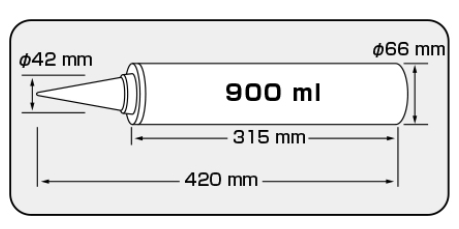 Kartuschenpresse Convoy Super 26 | 900 ml Kartuschen | Tajima - fivestartoolshop.com