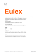 Klebstoffe, Baumharz, Farbnebel, Tintenfleck - Entferner - Eulex - 1 Liter - Koch Chemie - fivestartoolshop.com