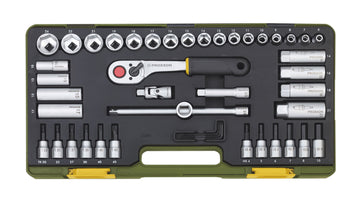 Kompaktsatz mit Knüppelratsche 3/8", 47 - teilig - Proxxon - fivestartoolshop.com