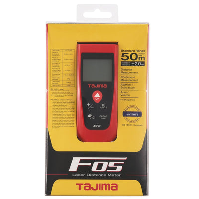 Laser-Entfernungsmesser F05 | Distanz 50m | Tajima - fivestartoolshop.com