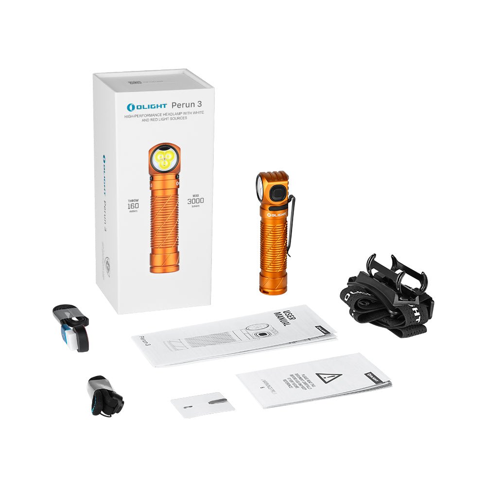 Olight Perun 3 Multifunktionslampe Orange - fivestartoolshop.com