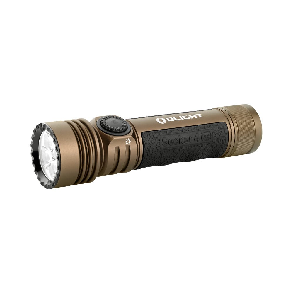 Olight Seeker 4 Pro LED Taschenlampe Desert Tan - fivestartoolshop.com