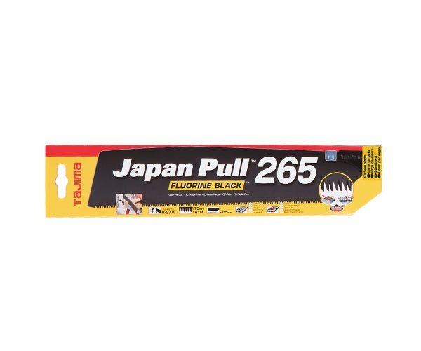 Premium Sägeblatt | Tajima | Japan Pull Blade 265 Fluorine Black - fivestartoolshop.com