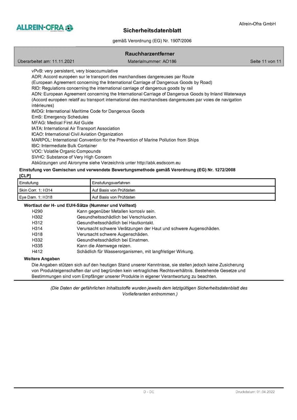 Rauchharzentferner | 10 Liter Kanister | Grill, Backofen, Räucherofen, Kaminofen - fivestartoolshop.com