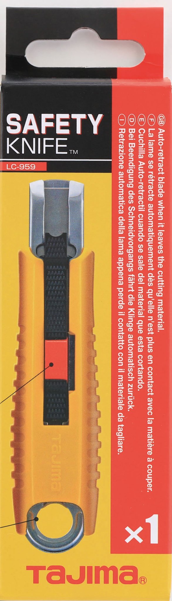 SAFETY KNIFE LC959X/Y1 - Tajima - fivestartoolshop.com