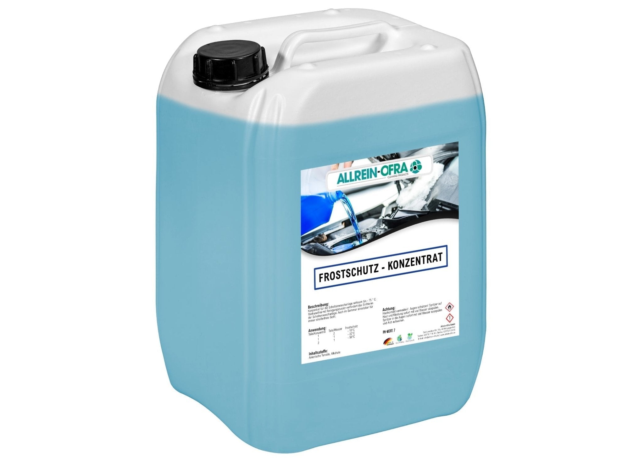 Scheibenfrostschutz -60° C | 10 Liter Kanister | Made in Germany - fivestartoolshop.com