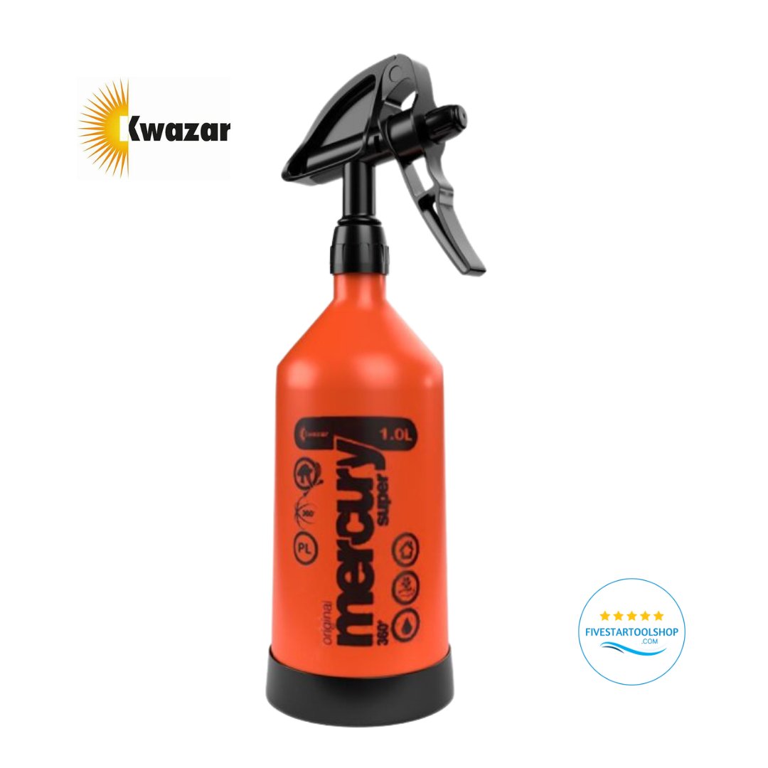 Sprühflasche - Kwazar - Garden Pro Mercury SUPER 360 VITON - 1 Liter - fivestartoolshop.com