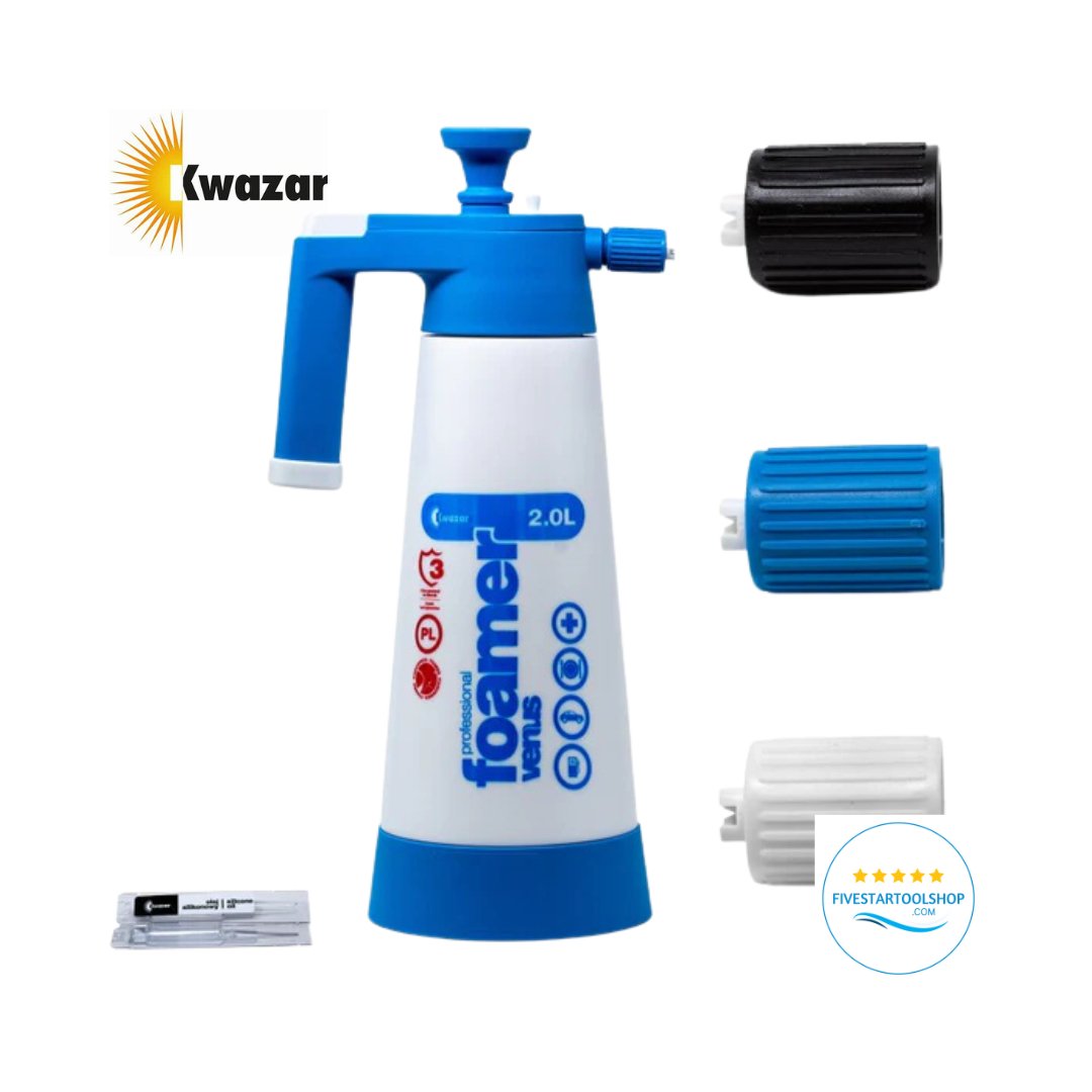 Sprühflasche - Venus Super Foamer Cleaning Pro+ Viton 2L - mit Zubehör - Kwazar - fivestartoolshop.com