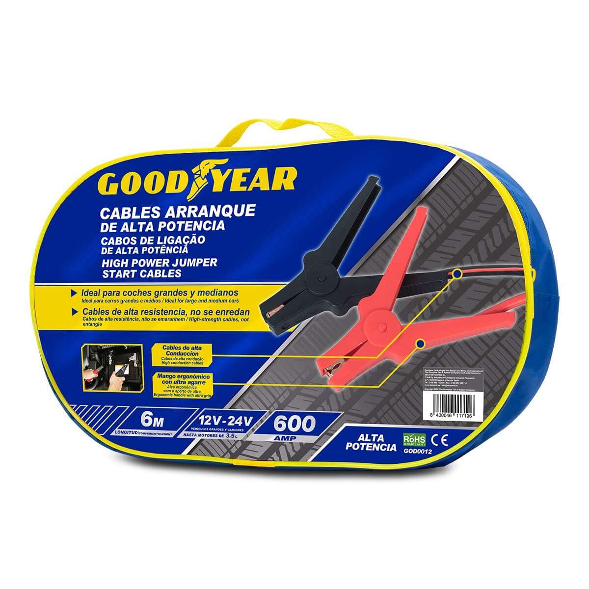 Starthilfekabel 6 Meter | Goodyear - fivestartoolshop.com