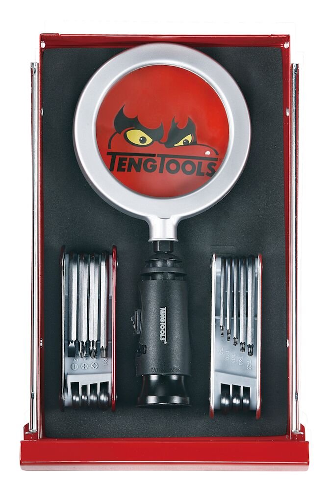 Werkzeugsatz 1055 Stück Rot | Tengtools | 26" PRO Stack TT - fivestartoolshop.com