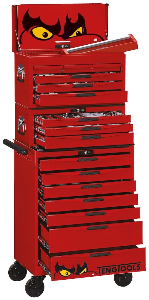 Werkzeugsatz 479 Stück Rot | Tengtools | 26" PRO Stack TT - fivestartoolshop.com