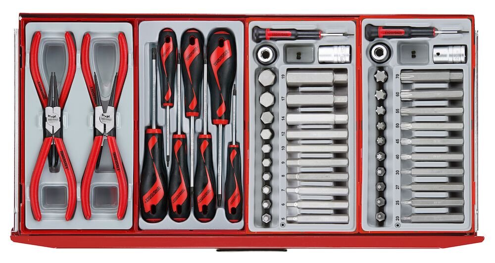 Werkzeugsatz 479 Stück Rot | Tengtools | 26" PRO Stack TT - fivestartoolshop.com