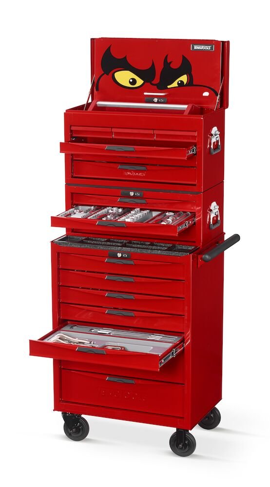 Werkzeugsatz 479 Stück Rot | Tengtools | 26" PRO Stack TT - fivestartoolshop.com