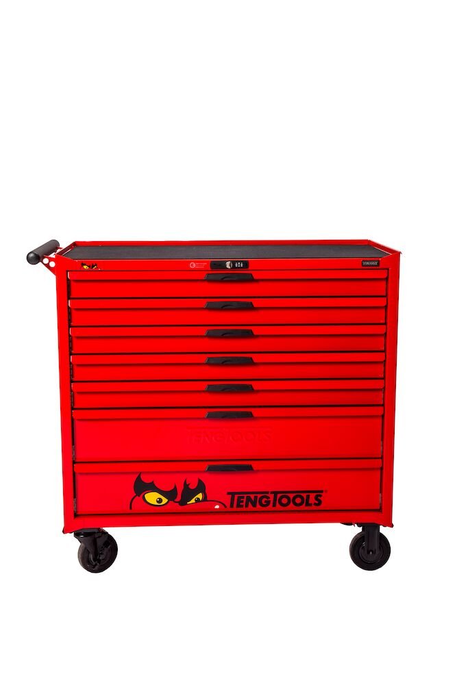 Werkzeugsatz 631 Stück Rot | Tengtools | 37" PRO Cabinet FOAM - fivestartoolshop.com