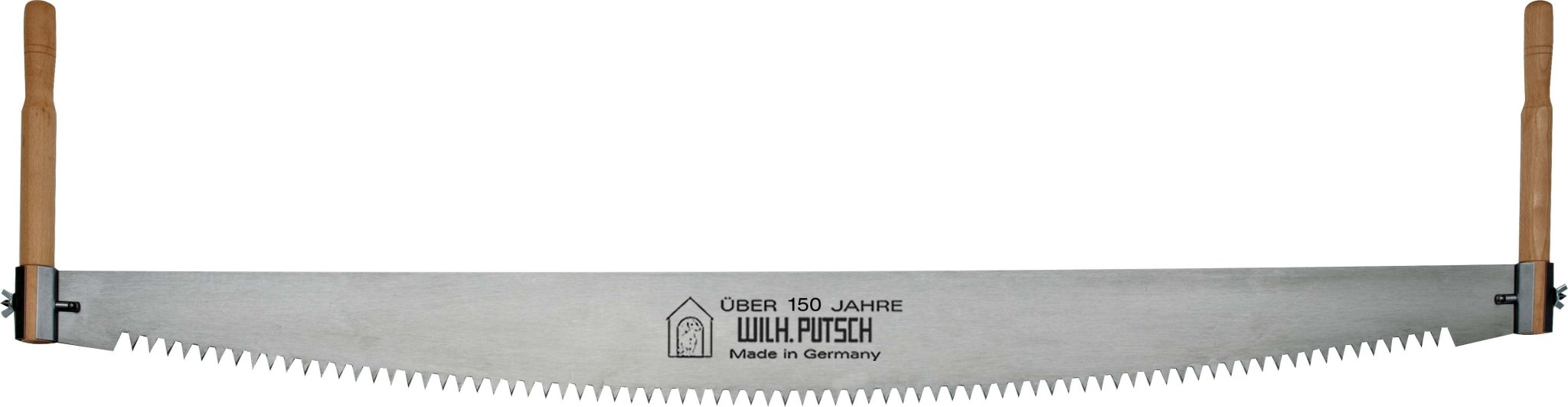 Wilpu - Traditionelle Premium Schrotsäge - 32/1200 - Zweimannsäge Buchenholzgriffe - fivestartoolshop.com