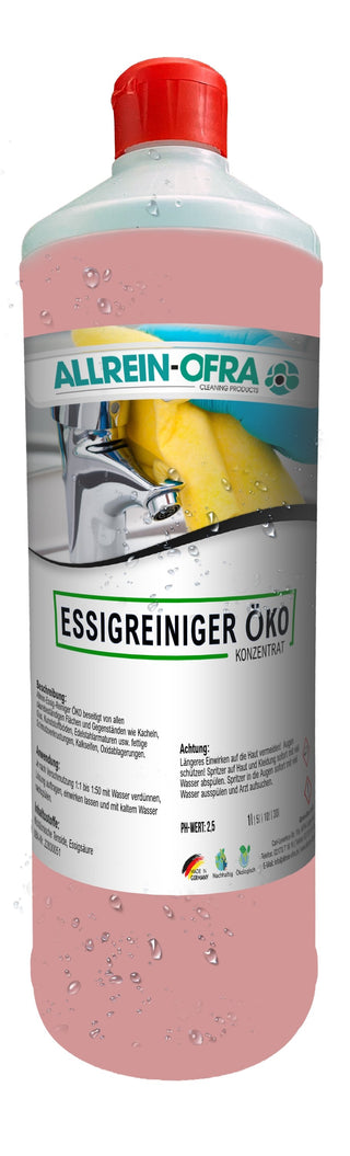 Essigreiniger Öko 1 Liter - fivestartoolshop.com