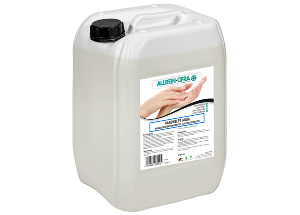 Handysept Aqua, Handdesinfektionsmittel auf Wasserbasis, 5 Liter-Kanister - fivestartoolshop.com