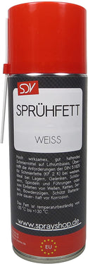 Sprühfett Weiss 400ml mit PTFE - 4,24 € Spraydose - fivestartoolshop.com